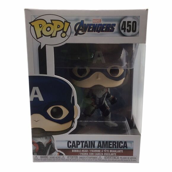 Funko Pop! Marvel Avengers Endgame Captain America #450 Figure NIB - Picture 6 of 15